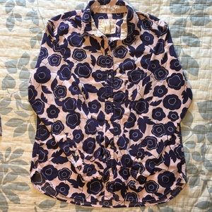 Victoria’s Secret pink & navy floral pajamas